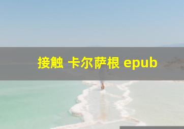 接触 卡尔萨根 epub